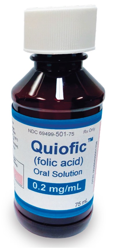QuioficTM , Folic Acid 0.2mg/mL - Solubiomix available product